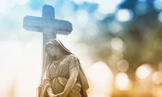 Notre Dame des Rencontres, Ma M&egrave;re au pied de la croix