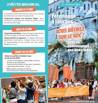 Pèlerinage Lourdes béatitudes Pèlerinage Lourdes béatitudes