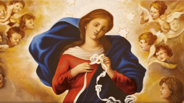 Tableau Marie qui défait les noeuds Tableau Marie qui défait les noeuds
