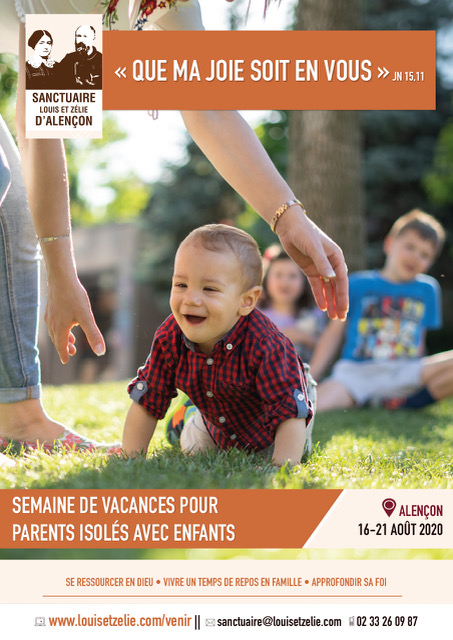 Flyer vacances pour parents isolés à Alençon Flyer vacances pour parents isolés à Alençon