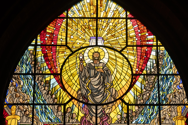 Vitrail Christ Ressuscite Vitrail Christ Ressuscite